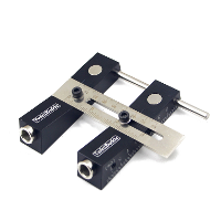 DOCTORWOOD Verstelbare Houtbewerking Pocket Hloe Jig Dual gat Positionering Puncher Set Boren Jig Punch Locator Gids Kle