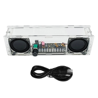 Doe het zelf 5W PAM8406 bluetooth speaker versterker kit dual channel stereo geluid USB voeding heldere audio niveau ind