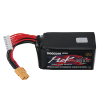 DOGCOM MCK 22.2V 1380mAh 150C 6S LiPo batterij XT60 stekker voor FPV Racing Drone