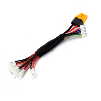 DOGCOM Premium 1 tot 6 PH2.0 1S Oplaadkabel voor meerdere batterijen voor Tiny Whoop Indoor RC Drone FPV Racing