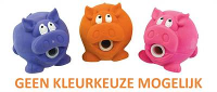 Doggy Dolittles Latex Piggy Bal Assorti #95;_10 Cm