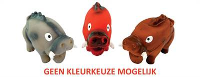 Doggy Dolittles Latex Wrattenzwijn Assorti #95;_14 Cm