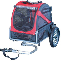 Doggy Ride Fietskar Mini Rood/zwart 112x68x65 Cm
