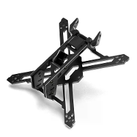 DolphinRC PRISMFLY X2 115 mm wielbasis 2 inch aluminiumlegering framekit compatibel met DJI O4 luchtunit voor DIY RC FPV