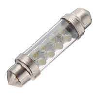 Dome 8 Led Car Interior Bulb Lamp Light 39mm White 12v