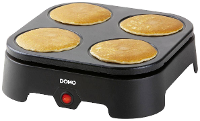 DOMO DO1094P Pancake maker Anti aanbaklaag Zwart
