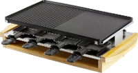 DOMO DO9246G Gourmetstel 8 pannen, Anti aanbaklaag, Controlelampje Zwart, Hout
