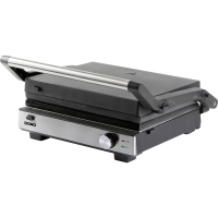 DOMO MULTIFUNKTIONALER KONTAKTGRILL 2 IN 1 Grill Tafel Anti aanbaklaag, Multifunctioneel, Controlelampje, Traploze temperatuurregeling Zwart