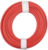 Donau Elektronik 125 010 Draad 1 x 0.25 Mm² Rood 10 m