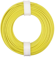 Donau Elektronik 125 013 Draad 1 x 0.25 Mm² Geel 10 m