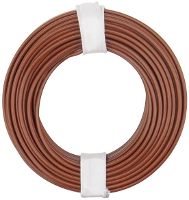 Donau Elektronik 125 018 Draad 1 x 0.25 Mm² Bruin 10 m