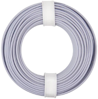 Donau Elektronik 125 019 Draad 1 x 0.25 Mm² Grijs 10 m