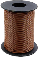 Donau Elektronik 125 S50 8 Draad 1 x 0.25 Mm² Bruin 50 m