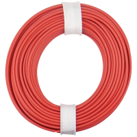 Donau Elektronik 150 010 Draad 1 x 0.50 Mm² Rood 10 m