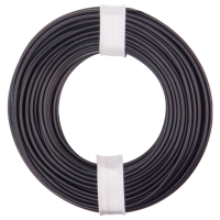 Donau Elektronik 175 011 Draad LiY 1 x 0.75 Mm² + 1 x 0.75 Mm² Zwart 1 stuk(s)
