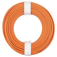 Donau Elektronik 175 017 Draad LiY 1 x 0.75 Mm² + 1 x 0.75 Mm² Oranje 1 stuk(s)