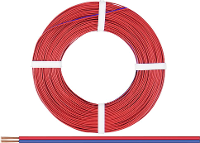 Donau Elektronik 218 020 Draad 2 x 0.14 Mm² Rood blauw 50 m