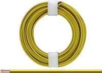 Donau Elektronik 225 38 Draad 2 x 0.25 Mm² Bruin geel 5 m