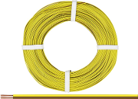 Donau Elektronik 225 380 Draad 2 x 0.25 Mm² Bruin geel 50 m