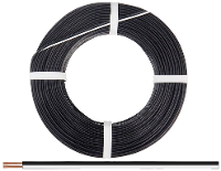 Donau Elektronik 250 15 25 Draad 2 x 0.50 Mm² Zwart/wit 25 m