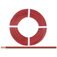 Donau Elektronik 275 08 25 Draad 2 x 0.75 Mm² Rood bruin 25 m