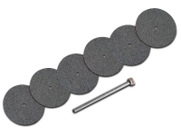 Donau Elektronik 1632 Doorslijpschijf recht 22 mm 6 stuk(s) Metaal