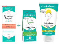 Donttellmum Eczeem Repair + GRATIS Vallen & Stoten gel en GRATIS Billenzalf  