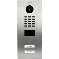DoorBird D2102V Buitenunit voor Video deurintercom via WiFi LAN RVS V2A (geborsteld)