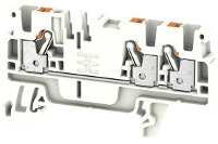 Doorgangsklem WeidmÃ¼ller A3C 2.5 WT 1521890000 Wit 100 stuks