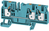 Doorgangsklem WeidmÃ¼ller A3C 4 BL 2051280000 Blauw 50 stuks