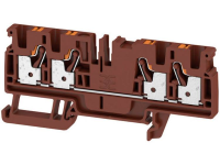Weidmüller 2534390000 Doorgangsklem 6.1 Mm Spanveer Bruin 50 stuk(s)