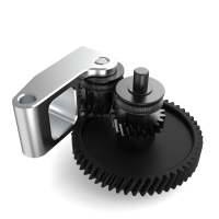 Bambu Lab P1P/X1 Nanocoated Extruder Wiel Handgreep van Gehard Staal voor Bambu X1 P1P P1S 3D Printer Accessoires