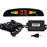 Double Cpu 4 Car Parking System Kit Sensors With Led Display