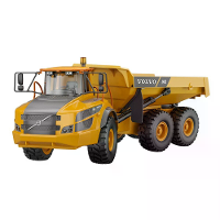 Double Eagle E591 RTR 1/20 2.4G 6WD RC Auto voor Volvo A40G Hauler Truck 3kg Laadgewicht LED Licht Geluid Volledige Scha
