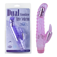 Double Shock Mute Multi Speed G Spot Stimulate Female Massage
