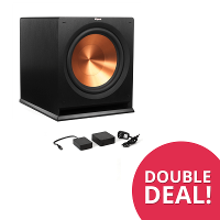 DoubleDeal : Klipsch R 115SW + WA 2 Wireless Subwoofer Kit t.W.V. 116 Euro