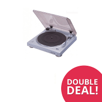 DoubleDeal : Denon DP29F Platenspeler   Zilver