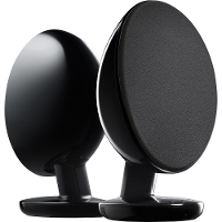 Doubledeal : Kef Egg   Draadloze Desktopspeaker   Zwart