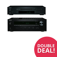 DoubleDeal : Onkyo TX 8020 + C 7030 CD Speler   Kleur naar keuze