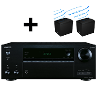 Doubledeal: Onkyo Tx Nr656 + Skh 410 Dolby Atmos Speakers