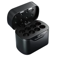 Doublepow H58 8 slot lader voor batterij met slim display voor AA Ni MH / Ni Cd Li ion snelladen Type C draagbare opberg