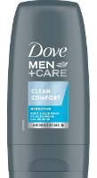Dove Men+ Care Clean Comfort Body & Facewash Mini