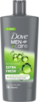 Dove Men+Care Refreshing Extra Fresh   Body, Face & Hairwash