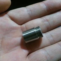 Dqg Hobi 10180 Titanium/ss/brass Extension Tube (incomplete Hole)