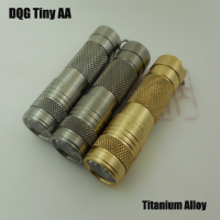 Dqg Tiny Aa Xp G2 Titanium Alloy 230lm 3modes Edc Mini Led Flashlight