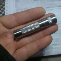 Dqg Xp Stainless Steel Tiny Aaa/10440 Keychain Led Flashlight