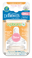 Dr Browns Options+ Anti colic Brede Halsfles Speen Prematuur