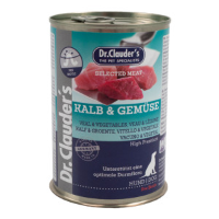 Dr. Clauder's kalfsvlees met groenten natvoer hond 6 x 800 g