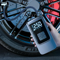 Draadloze 150psi voertuigluchtpomp met LED verlichting Digitale weergave Nauwkeurige detectie van vooraf ingestelde band