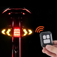Draadloze Achterlamp Slimme Fietsachterlicht Afstandsbediening Richtingaanwijzers Fiets LED Achterlicht Eenvoudige Insta